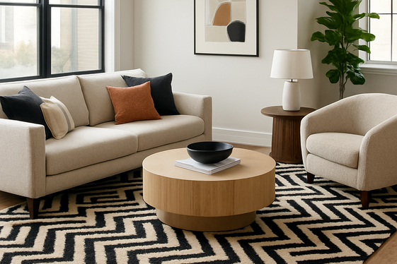 Use Area Rugs to Define and Anchor Spaces illustration