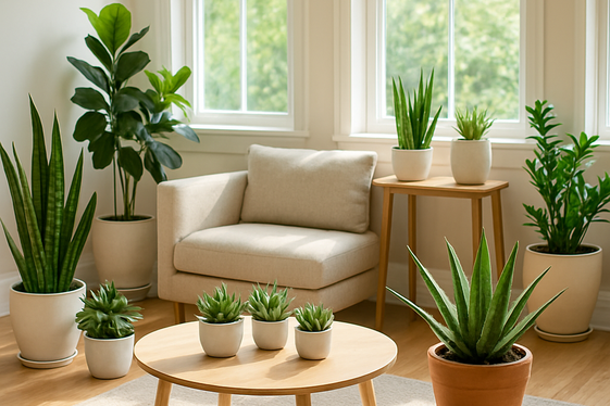 Add Greenery with Low-Maintenance Indoor Plants illustration
