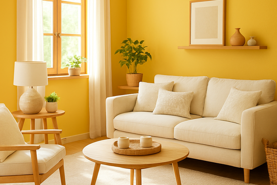 Sunny Yellows to Brighten Your Space illustration