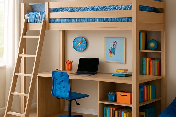 Space-Saving Loft Bed Solutions illustration