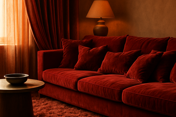 Layering Textures in Red to Create Warmth illustration