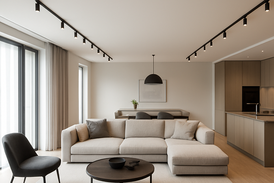 Elevating Open-Plan Living with Continuous Track Systems illustration