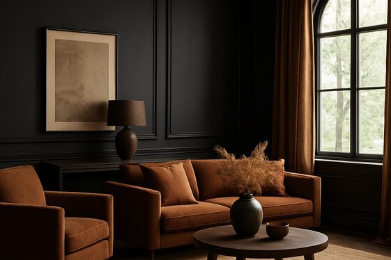 17 Black and Brown Living Room Ideas to Copy Guide