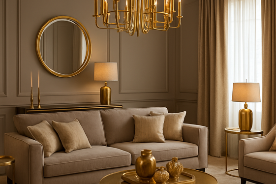 Incorporate Metallic Accents for Glamorous Touches illustration