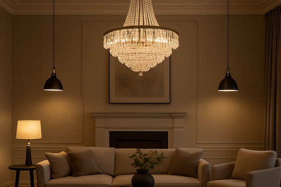 Add Statement Lighting to Enhance the Mood illustration