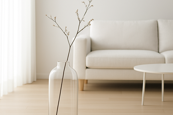 Incorporate Minimalist Glass Floor Vases for a Sleek Look illustration