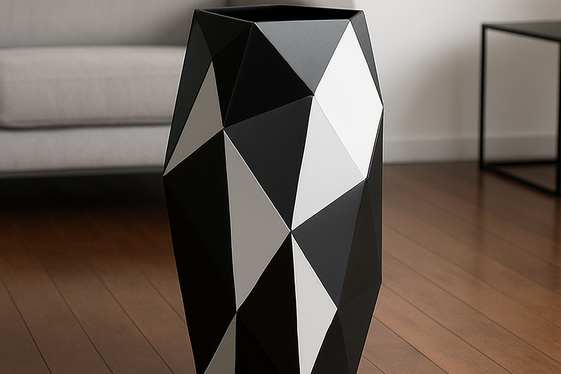 Modern Geometric Floor Vases to Create Visual Interest illustration