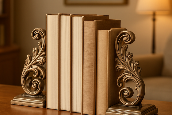 Use Decorative Bookends for Visual Interest illustration