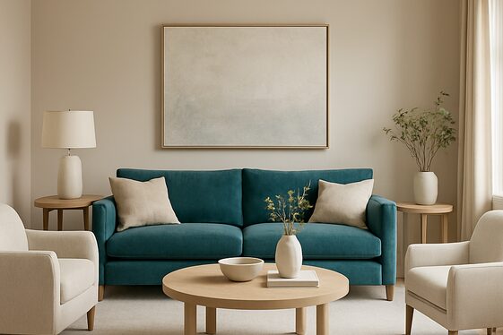 17 Teal and Beige Living Room Ideas to Try Guide