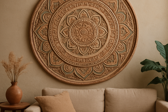 Handcrafted Clay Mandalas to Evoke Calm and Balance illustration
