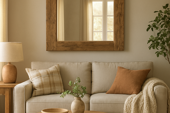 Rustic Mirrors to Add Warmth and Texture illustration