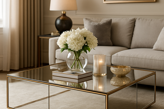 Mirrored Coffee Tables and Accessories to Complement illustration