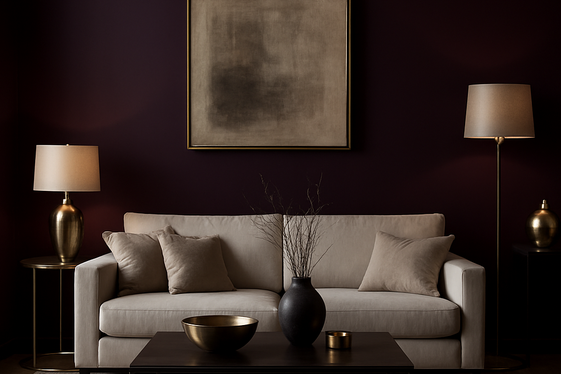Deep Plum Accent Walls for Dramatic Effect illustration