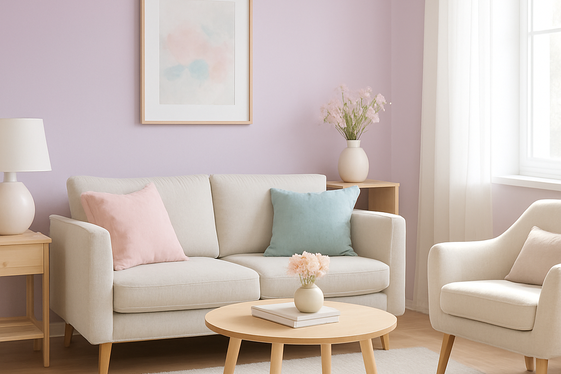 Soft Lavender Hues for a Serene Ambiance illustration