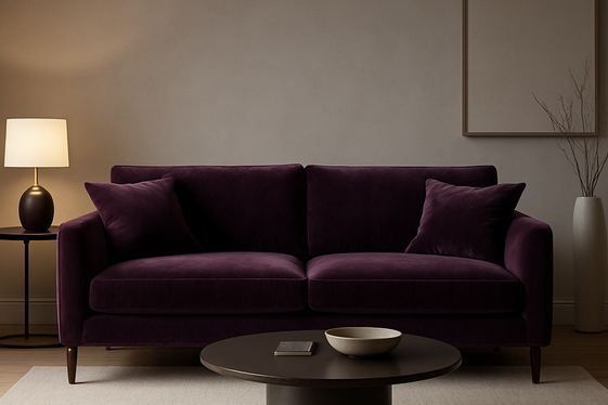 Velvet Purple Sofas: Luxury Meets Comfort illustration