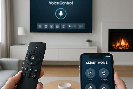 Smart Home Integration for TV Controls illustration