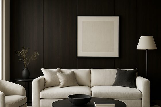 Dark Wood Panels for Dramatic Contrast illustration