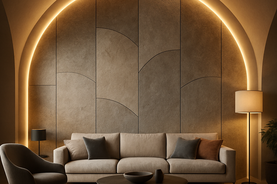 Using LED Lighting to Accentuate Wall Features illustration