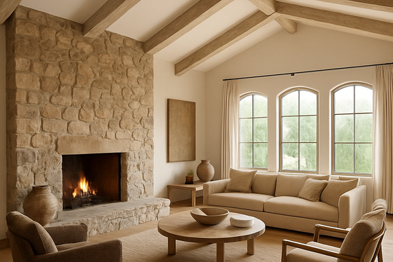 Creating a Stone Accent Wall for a Natural Touch illustration