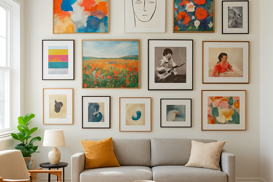 Adding a Gallery Wall to Showcase Personal Style illustration