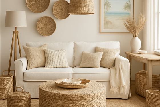 Use Woven Baskets for Storage and Style illustration