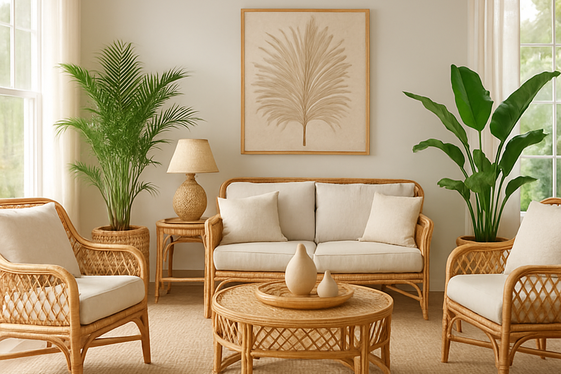 Add Statement Rattan Furniture Pieces illustration