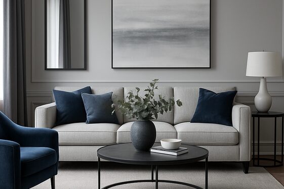 Gray and Navy Blue: A Chic Color Combo illustration
