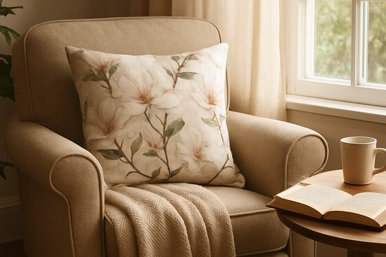 Creating a Reading Nook with Magnolia Accents illustration