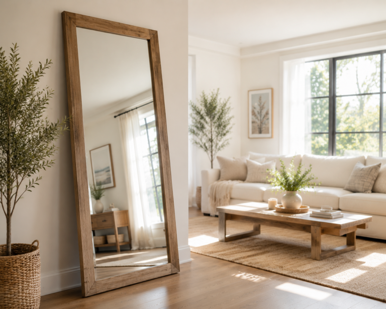24 Mirror in Living Room Ideas