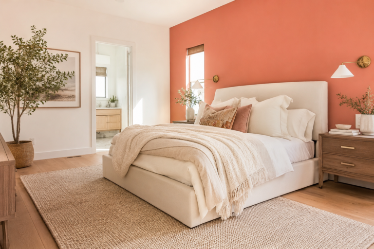 22 Coral Bedroom Design Ideas
