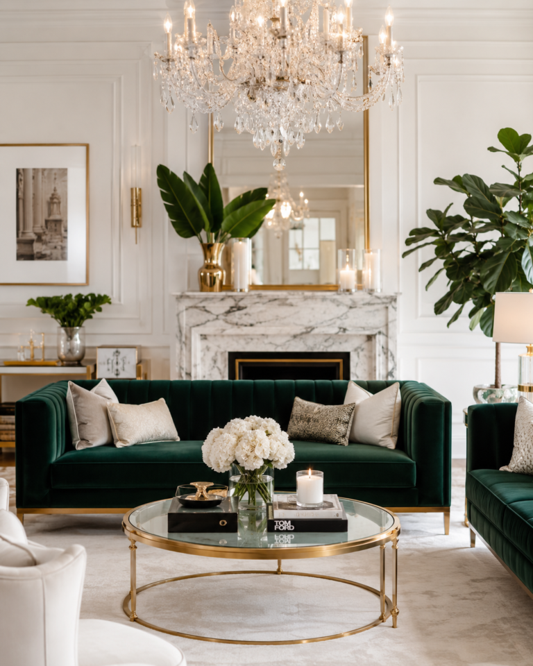 19 Glam Living Room Ideas for a Luxe Look