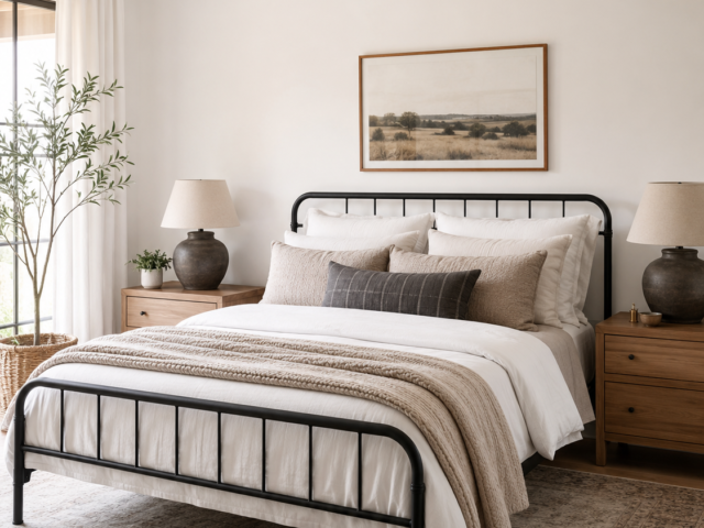 17 Metal Bed Frame Bedroom Ideas to Inspire