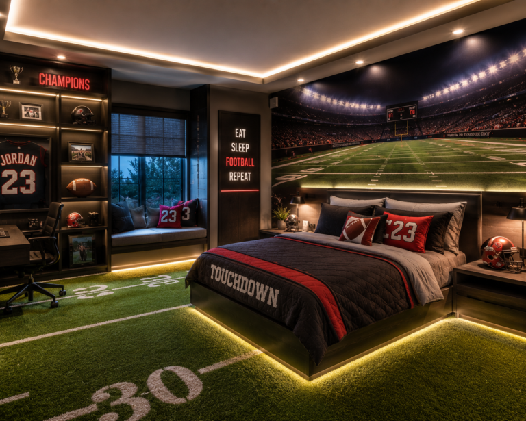 25 Football Bedroom Ideas for Fans