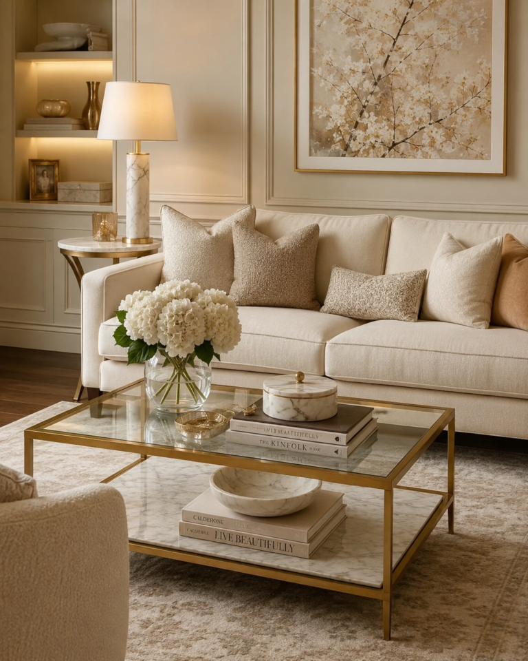 17 Gold Living Room Ideas for Elegant Style