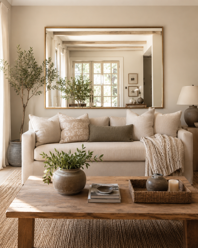 18 Living Room Mirror Ideas to Brighten Spaces
