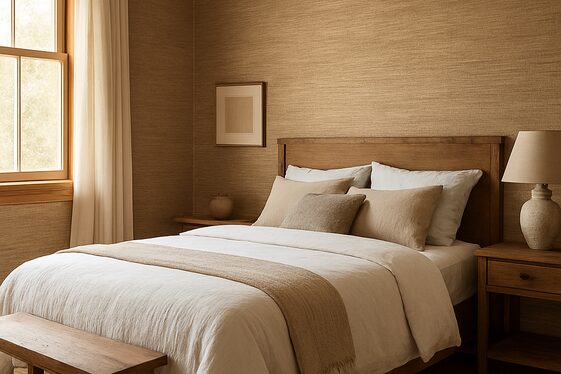 Textured Wallpaper for Depth and Warmth illustration
