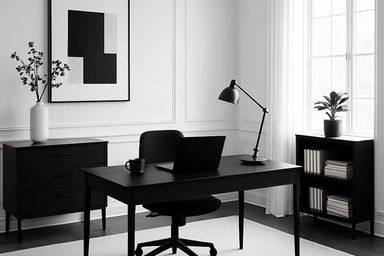 Use Black and White Contrast to Elevate Style illustration