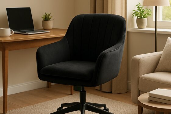 Add Plush Black Seating for Ultimate Comfort illustration