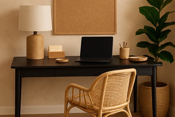 Mix Black Wood with Natural Textures illustration