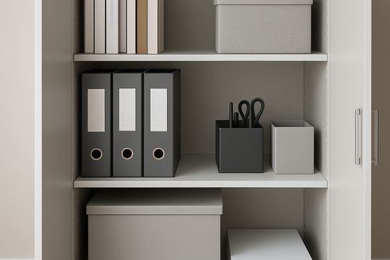 Incorporate Adjustable Shelving for Custom Fit illustration