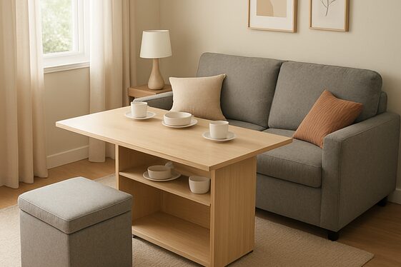 Choose Multi-Functional Furniture for Small Spaces illustration