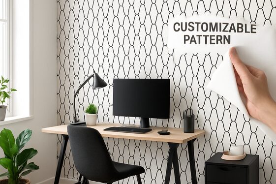 Customizable Peel-and-Stick Wallpaper for Flexibility illustration