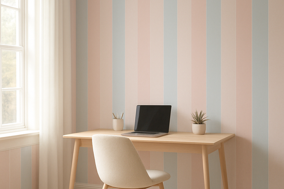 Soft Pastel Stripes for Calm and Focus illustration