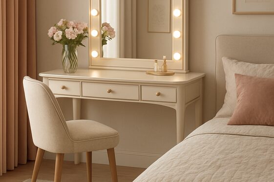 Desk and Vanity Combo Designs illustration