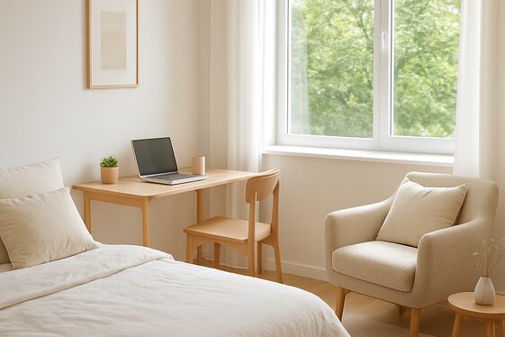 Under-Window Desk Spaces for Natural Light illustration