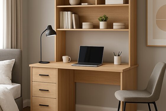 Multi-Functional Desks with Built-In Storage illustration