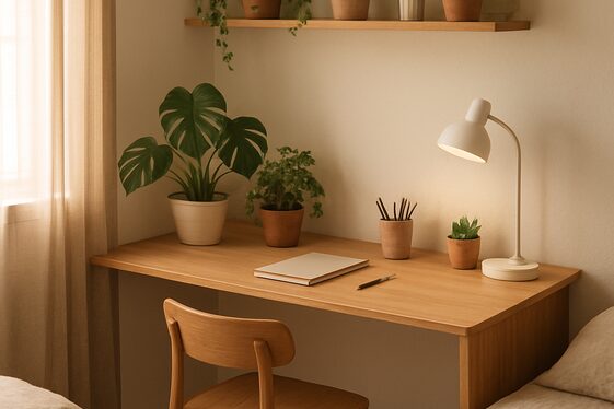 Corner Desks to Maximize Unused Space illustration