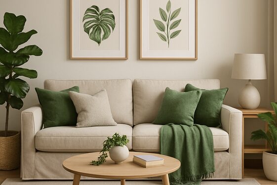 Mix Green with Neutrals for a Balanced Look illustration