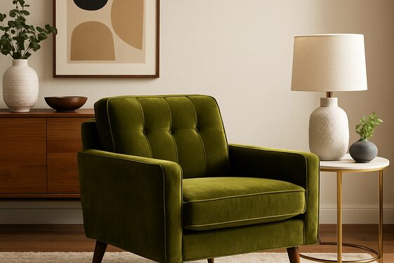 Opt for Vintage Green Furniture Pieces illustration
