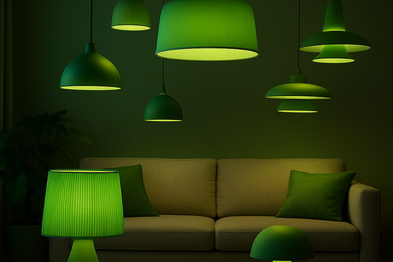 Layer Green Lighting Fixtures and Lamps illustration